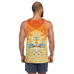 Lightweight and breathable Surfing 1 05 Men's Tank Top, ideal for hot summer days on or off the beach.