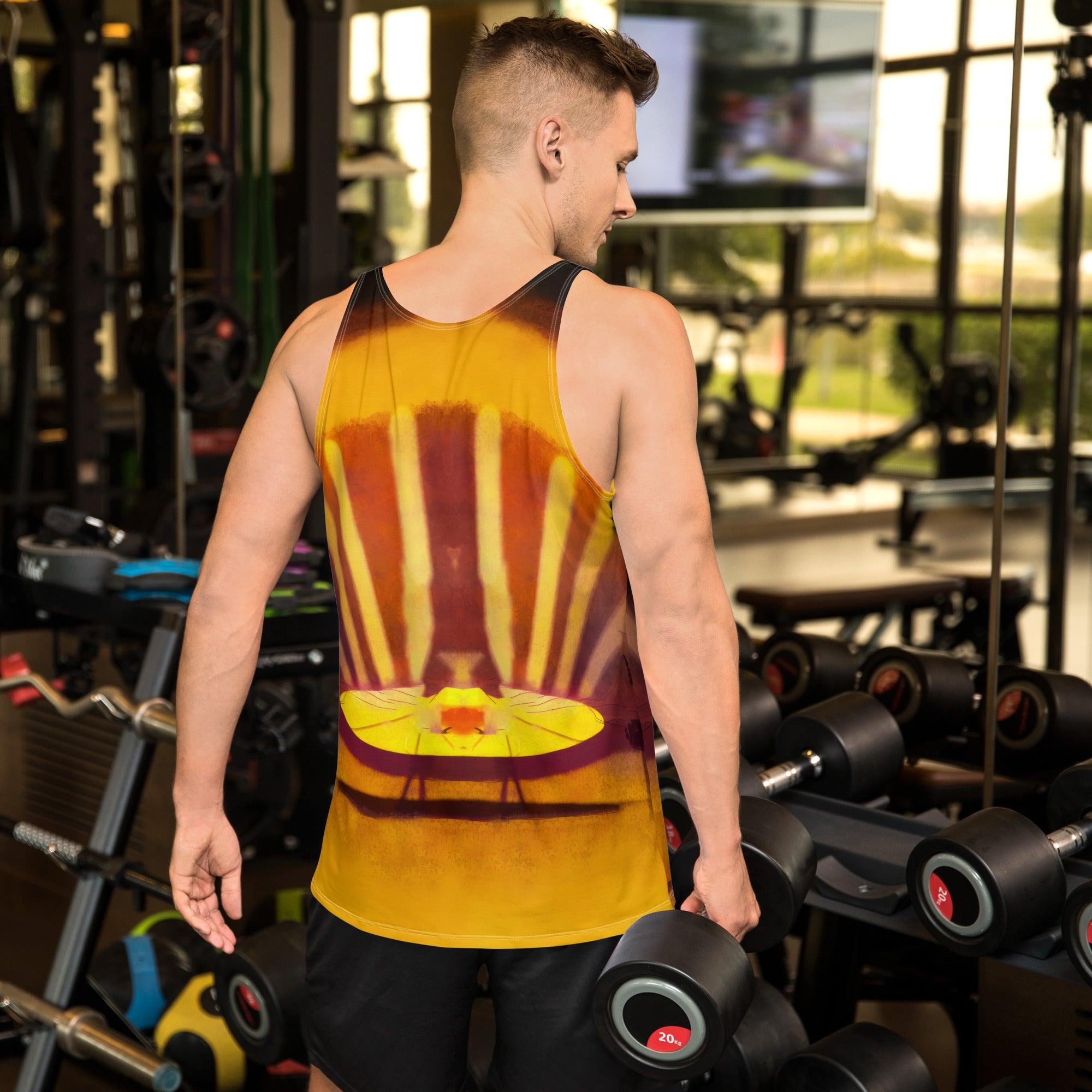 Eye-catching SurArt 94 Tank Top with creative prints, ideal for beach days or urban exploration.