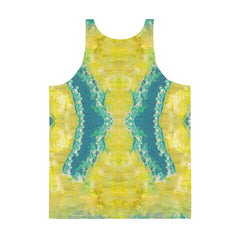 Unique SurArt 1 33 Tank Top, merging comfort with artistic expression for surfers.