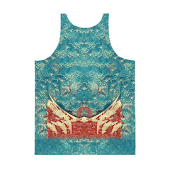 Dynamic SurArt 1 37 Tank Top, combining artistic flair with surf lifestyle for a standout look.