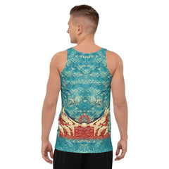Vibrant and stylish SurArt 1 37 Tank Top, reflecting the spirit of surf culture with every detail.