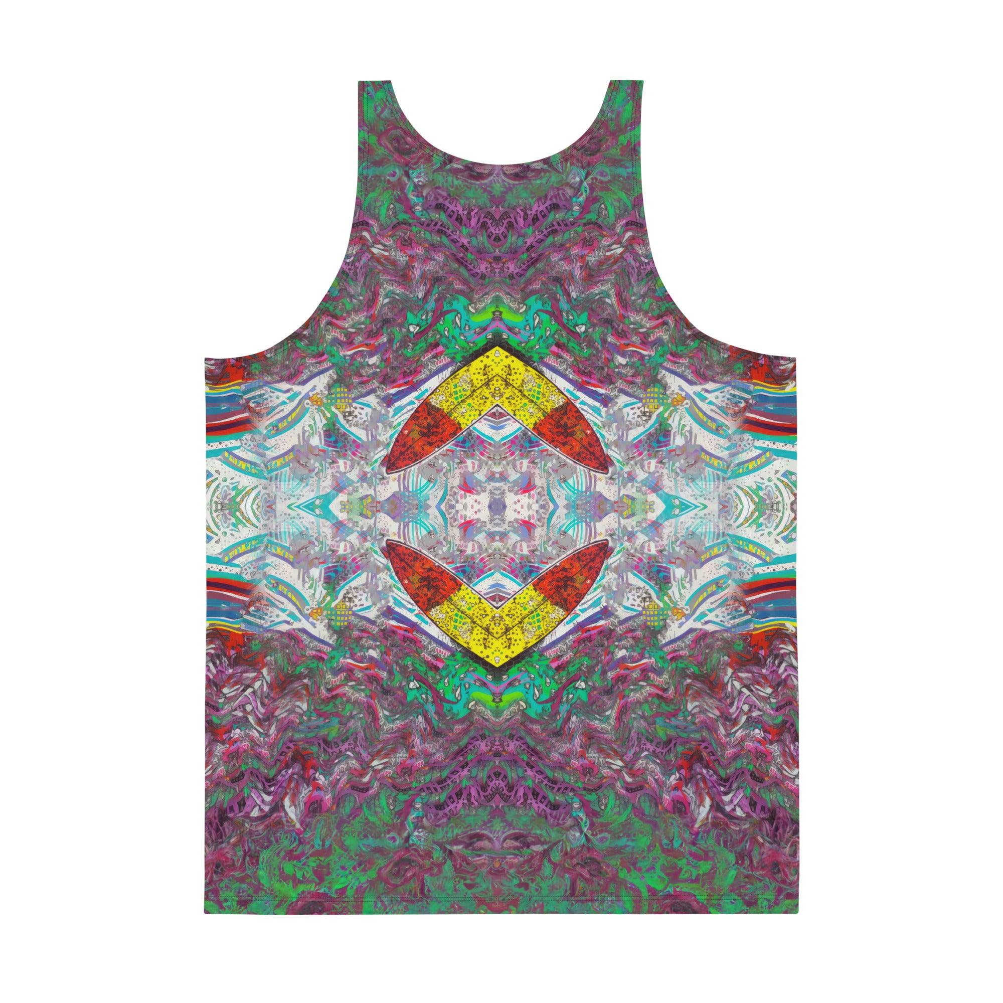 Unique SurArt 1 46 Tank Top featuring innovative art, ideal for surf enthusiasts seeking style.