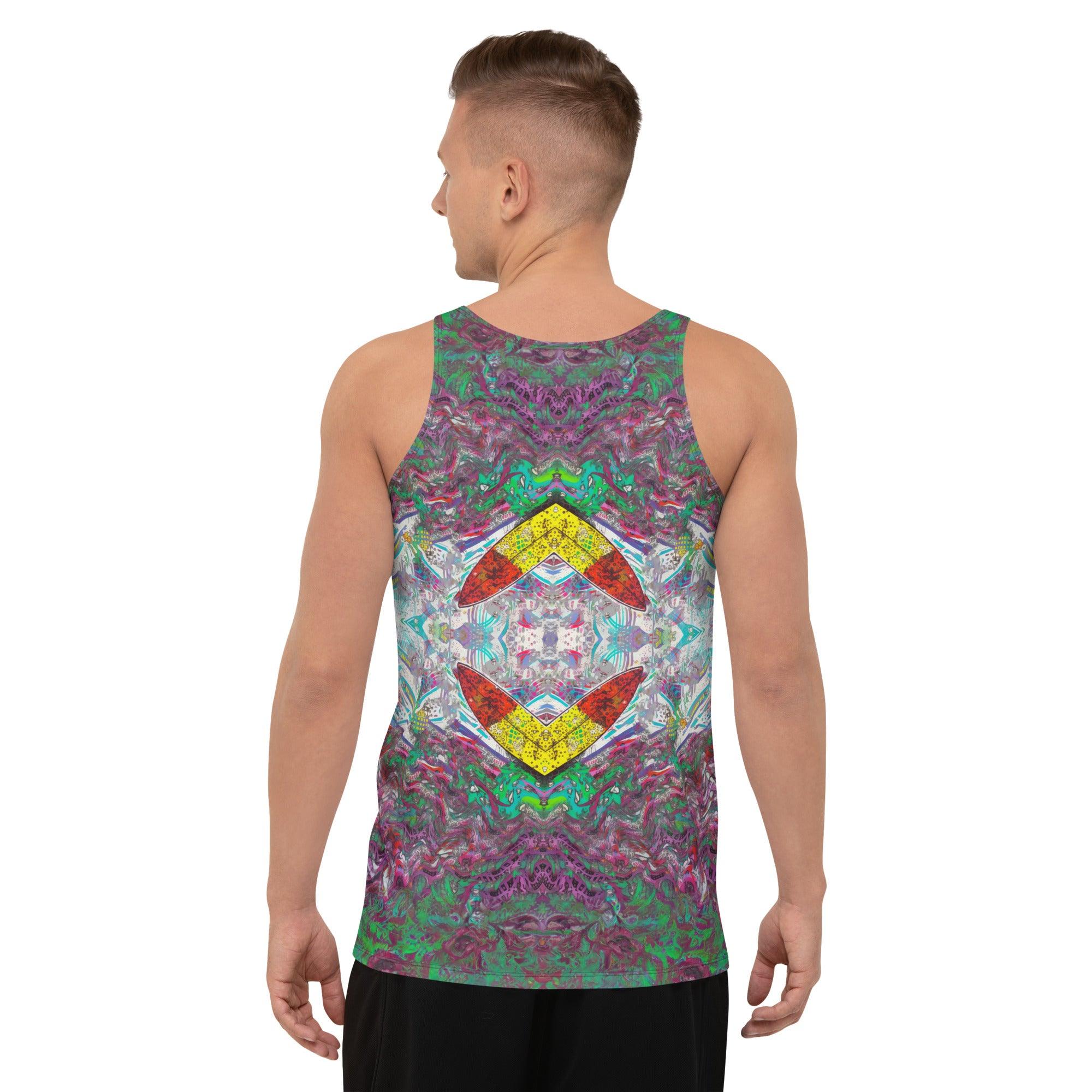 Stylish and durable SurArt 1 46 Tank Top, crafted for those who appreciate art and the surf lifestyle.