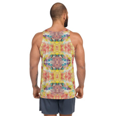 Innovative SurArt 1 45 Tank Top showcasing a blend of creativity and surf vibes for style enthusiasts.
