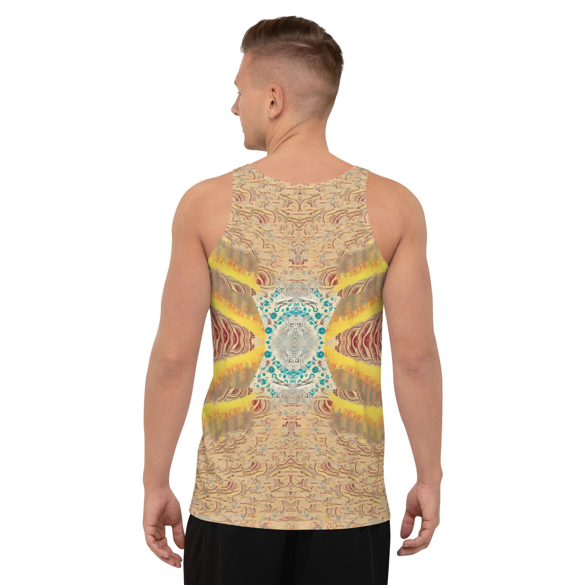 Standout SurArt 1 32 Tank Top with unique design, merging the spirit of surfing with artistic expression.
