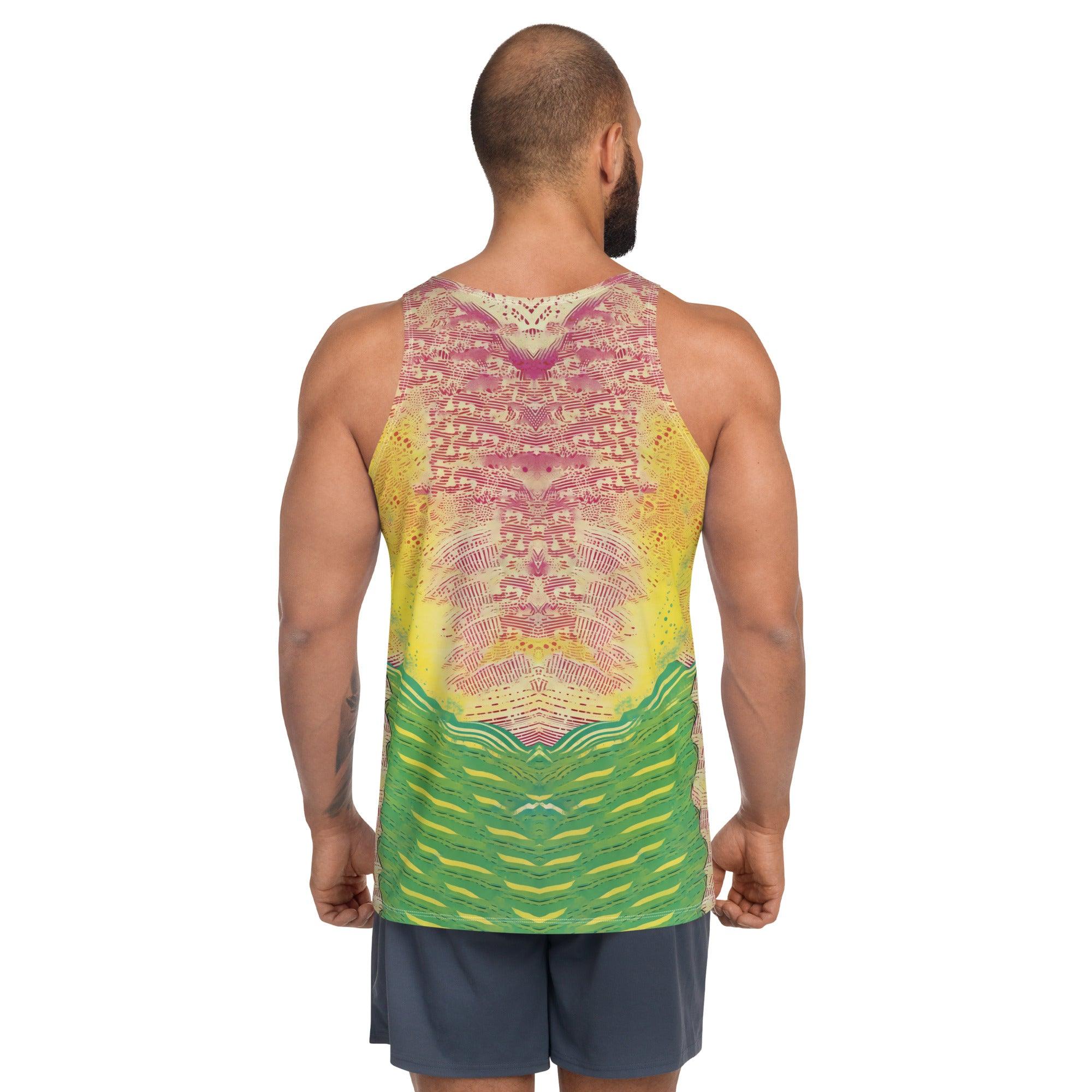 Eye-catching SurArt 1 09 Tank Top, blending artistic creativity with surf culture for the modern surfer.