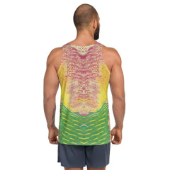 Eye-catching SurArt 1 09 Tank Top, blending artistic creativity with surf culture for the modern surfer.