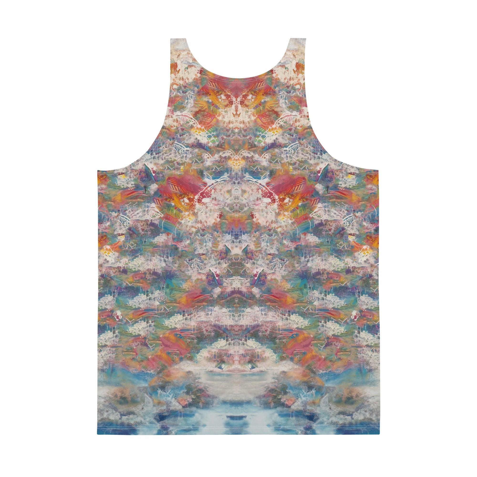 Durable and stylish SurArt 1 47 Men's Tank, showcasing exclusive artwork ideal for surfers with an artistic flair.