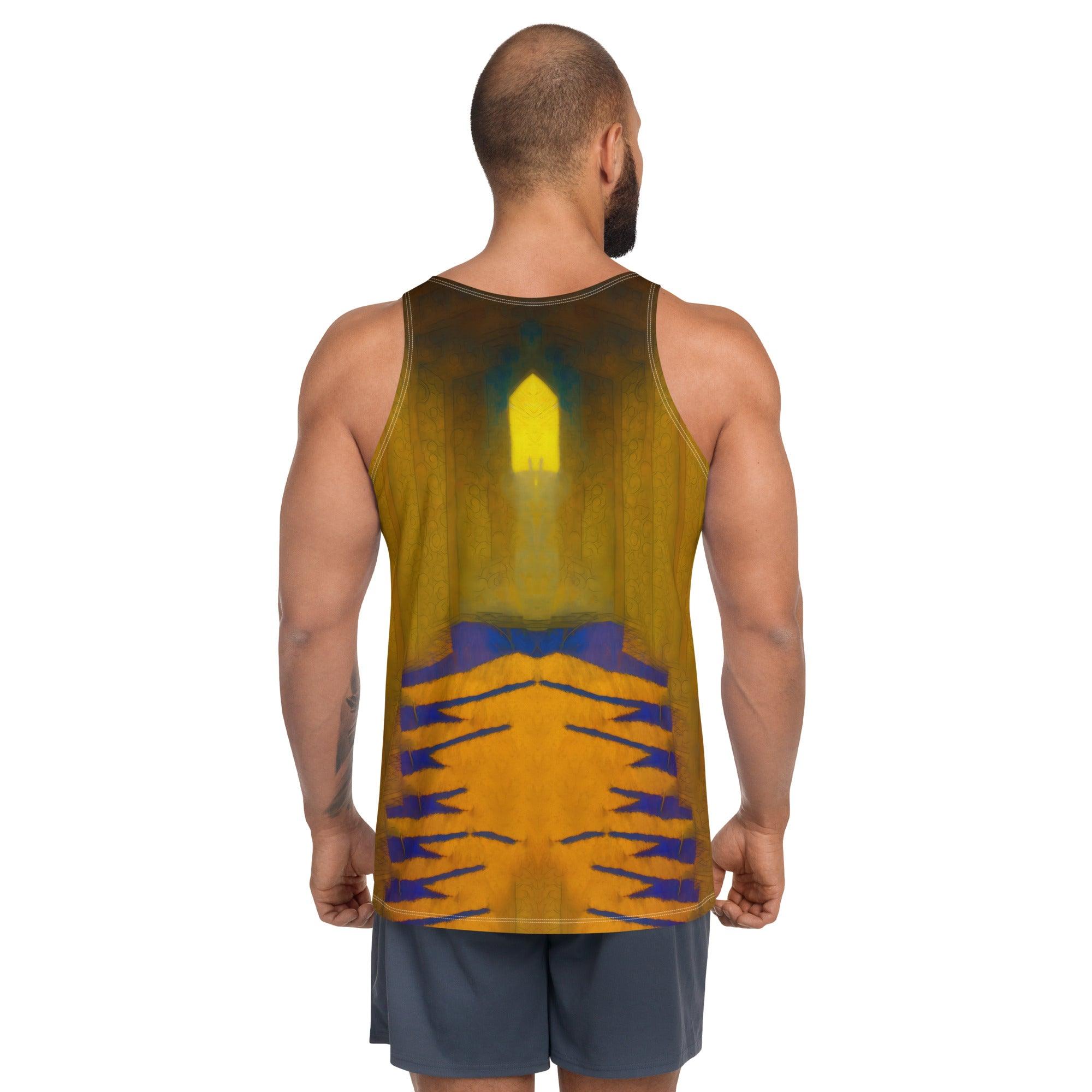 Bold and stylish SurArt 101 Tank Top, embodying the spirit of surf and creativity.