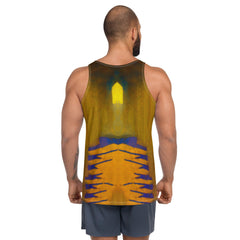 Bold and stylish SurArt 101 Tank Top, embodying the spirit of surf and creativity.