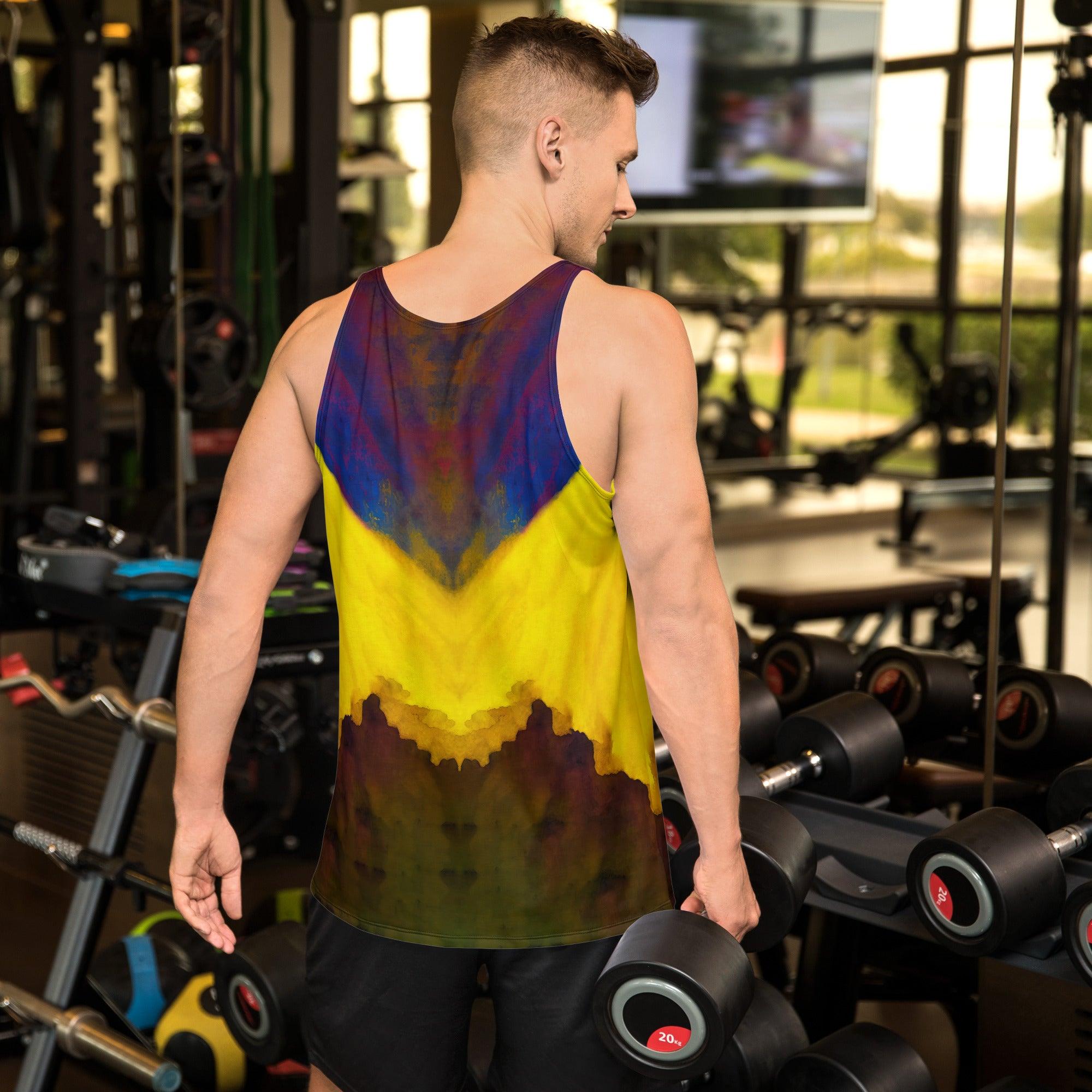 Fashion-forward SurArt 106 Tank Top, blending artistic vision with surfer style.