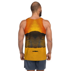 Vibrant SurArt 107 Men's Tank, designed for those who live at the intersection of art and surf.