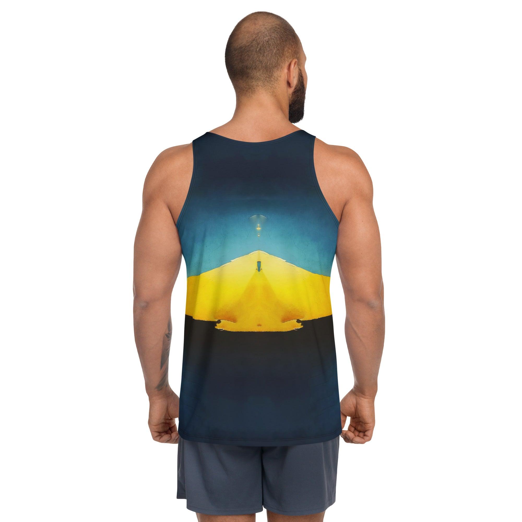 Exclusive SurArt 113 Tank Top design, blending creativity with surf lifestyle for a distinctive look.