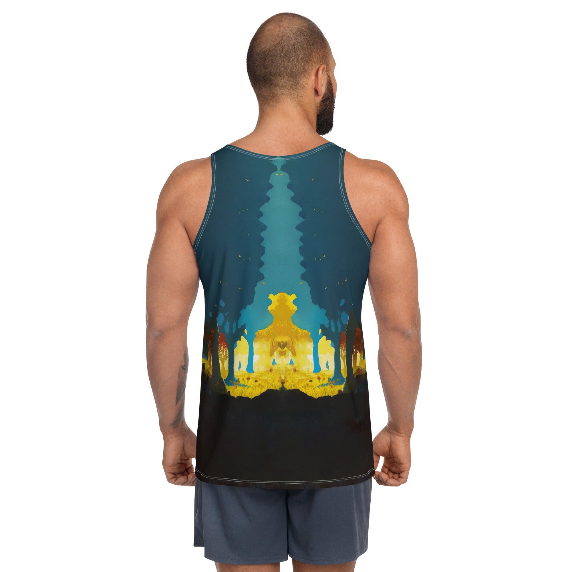 High-quality SurArt 115 Tank Top, combining durability with cutting-edge surf art.