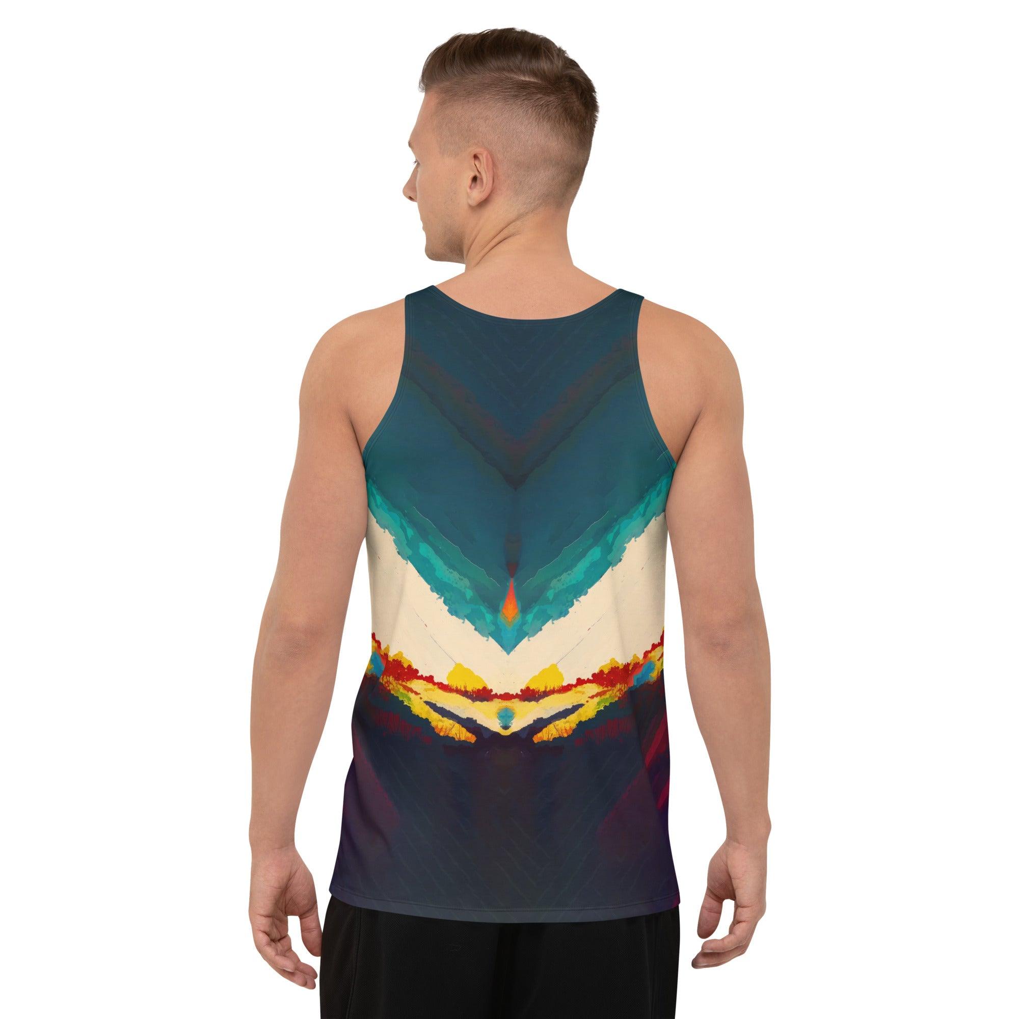 Surf-inspired SurArt 116 Tank Top, blending high-quality comfort with unique artwork.