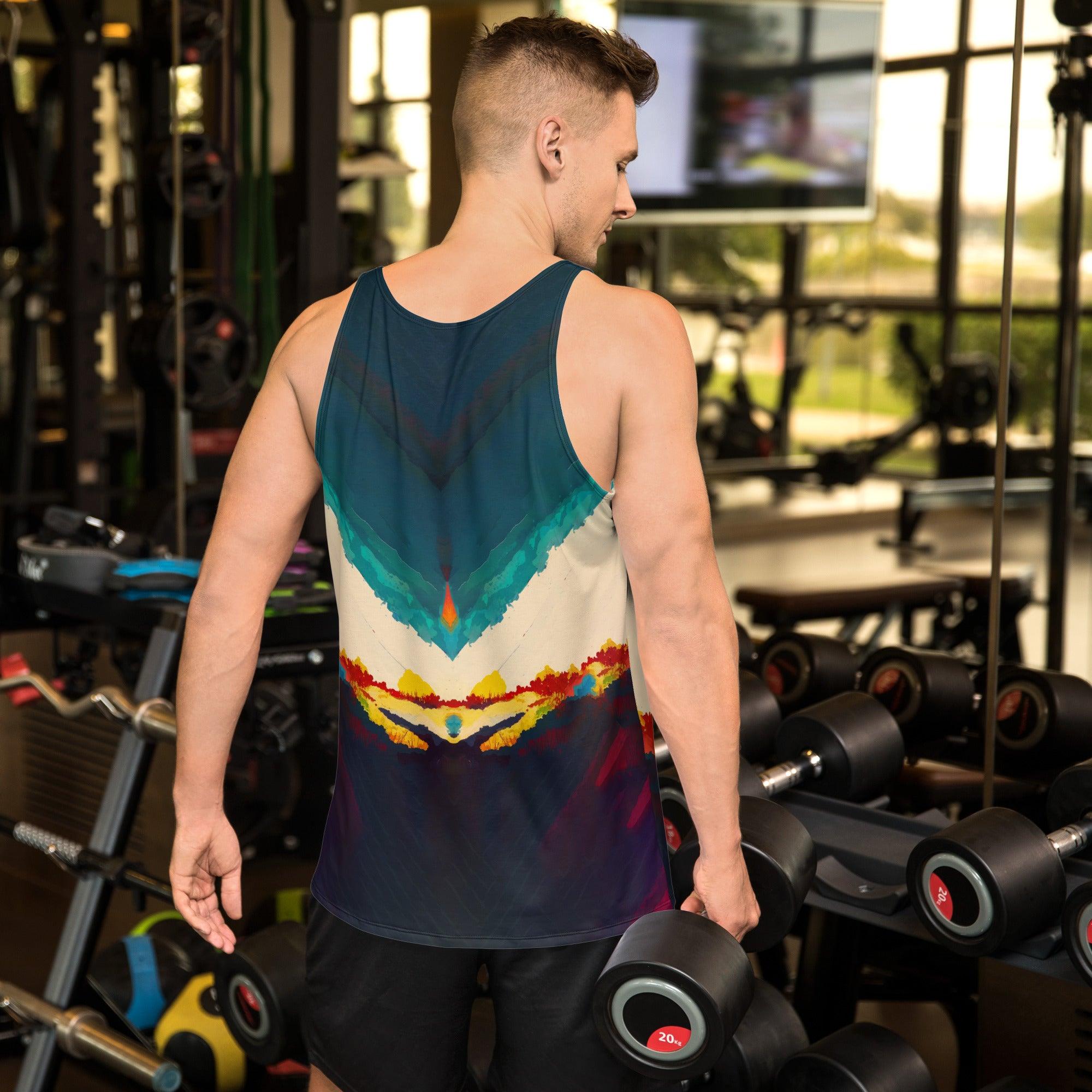 Exclusive SurArt 116 Men's Tank, showcasing a fusion of surf culture and creative expression.