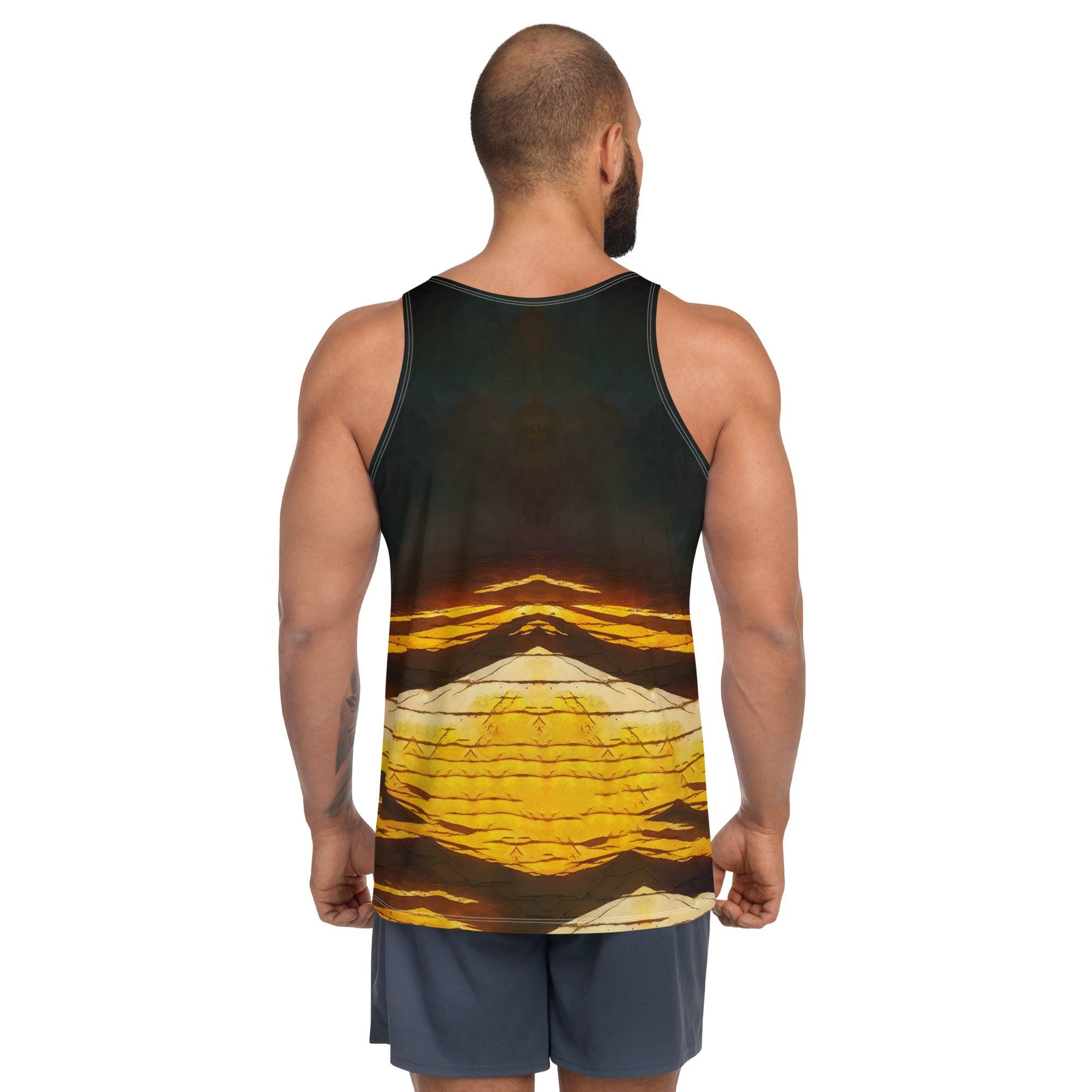 Stylish SurArt 117 Tank Top, merging the essence of the waves with artistic design.