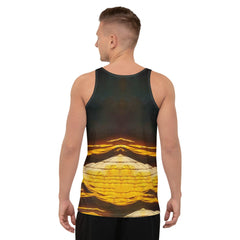 Surf-inspired SurArt 117 Men's Tank, showcasing unique artwork for the fashion-forward individual.