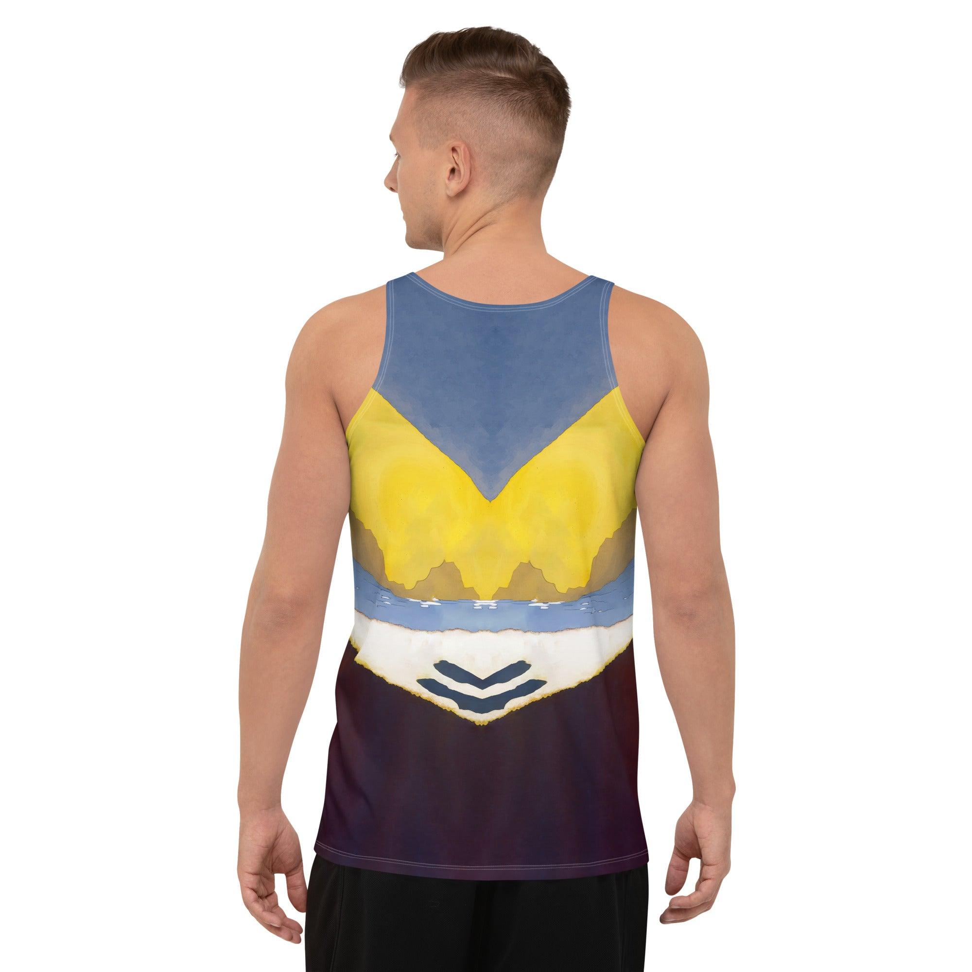 High-quality SurArt 119 Tank Top, blending artistic design with surf culture flair.