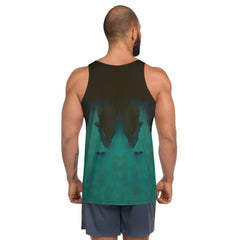 Unique SurArt 125 Tank Top, merging artistic expression with surfer lifestyle.