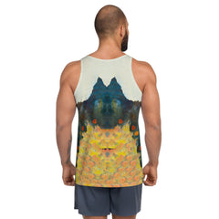 Eye-catching SurArt 126 Men's Tank, perfect for making a statement on the beach or in the city.