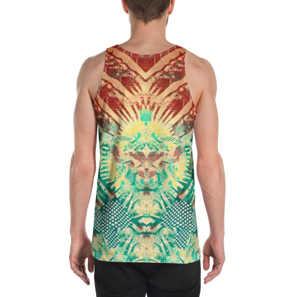 Men's Surfing Adventure All-Over Print Tank Top Ride The Tides With Passion - Beyond T-shirts