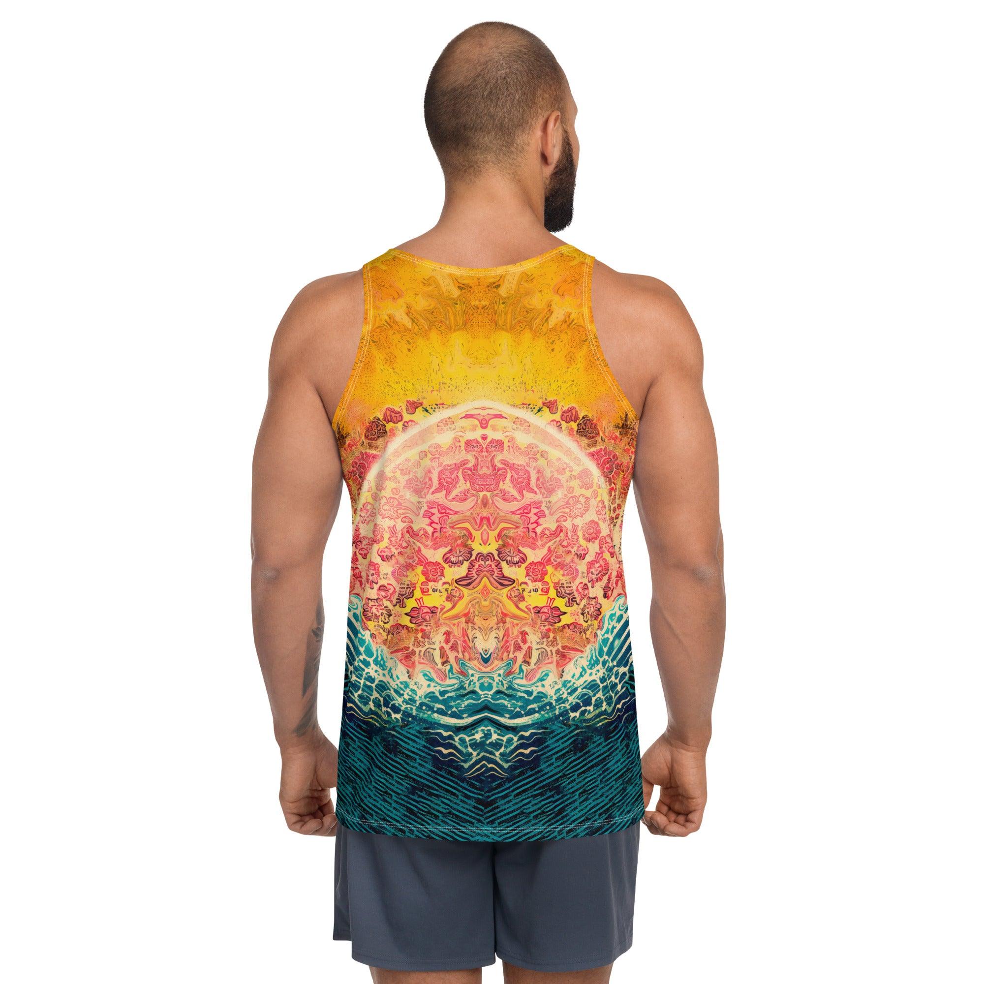 Men's Surfer's Dream All-Over Print Tank Top Surfing In Paradise - Beyond T-shirts