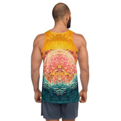 Men's Surfer's Dream All-Over Print Tank Top Surfing In Paradise - Beyond T-shirts