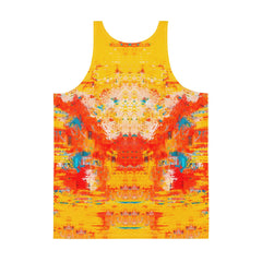 Sun, Surf And Sand All-Over Print Men's Tank Top Beachside Bliss - Beyond T-shirts