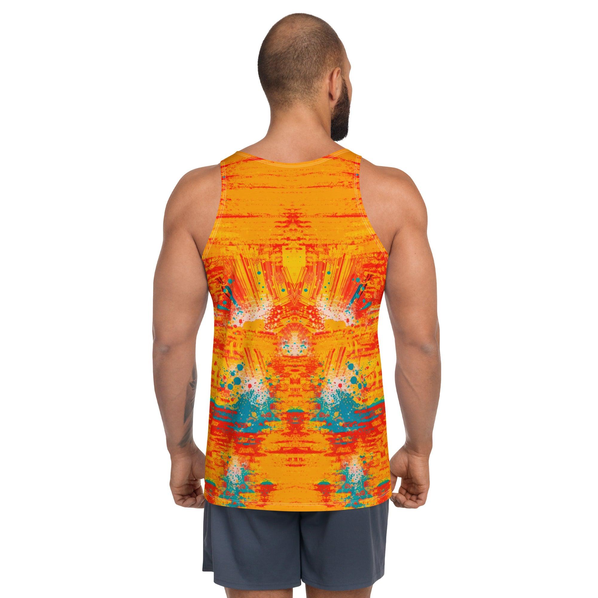 Men's Surfer's Paradise All-Over Print Tank Top Catch The Perfect Break - Beyond T-shirts