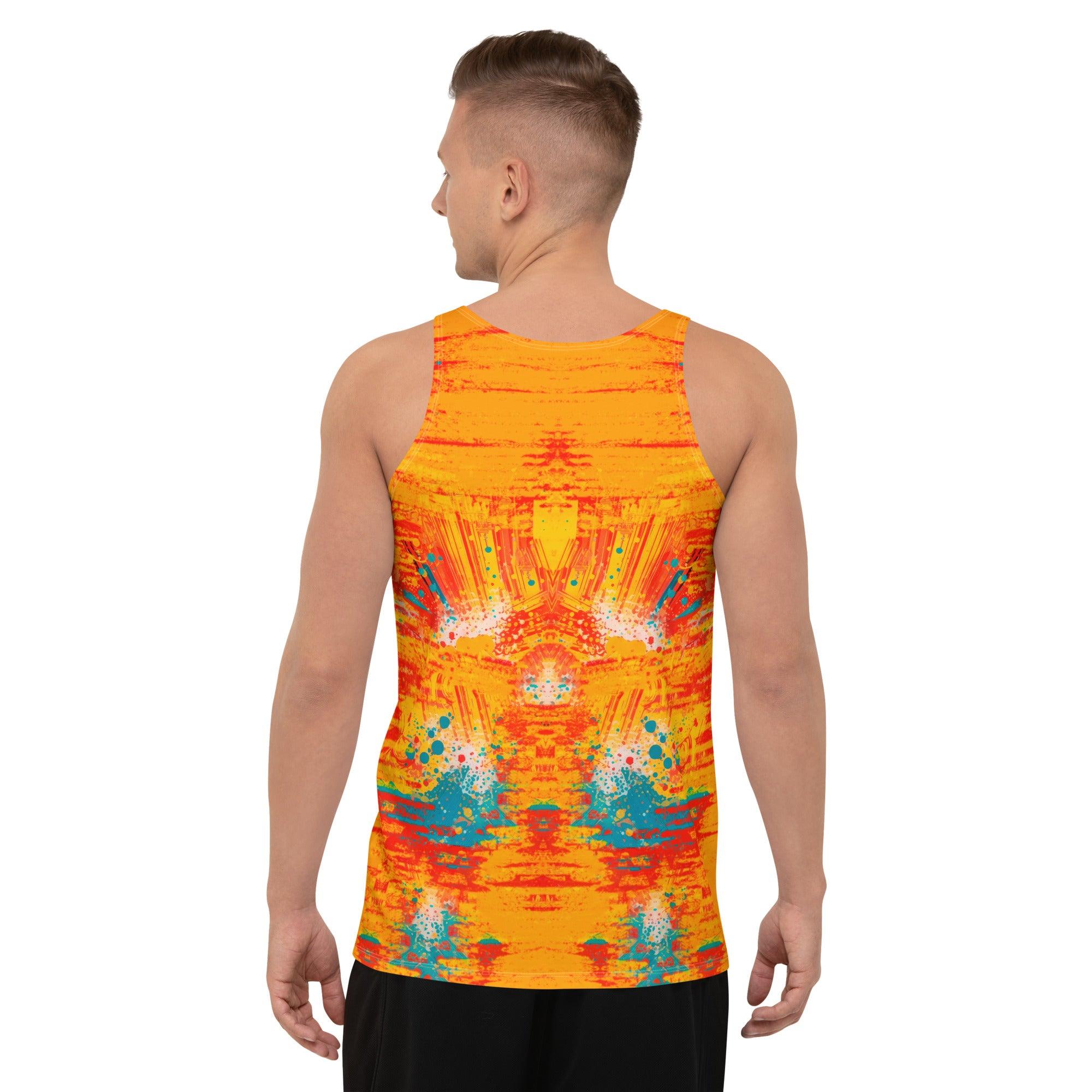 Men's Surfer's Paradise All-Over Print Tank Top Catch The Perfect Break - Beyond T-shirts