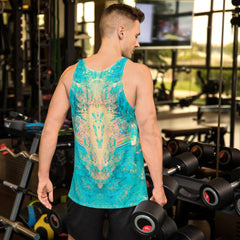 Tropical Surf All-Over Print Men's Tank Top Embrace The Island Vibe - Beyond T-shirts