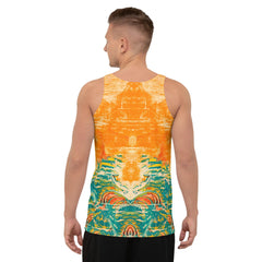 Surfing Soul All-Over Print Men's Tank Top Ride The Ocean's Rhythm - Beyond T-shirts