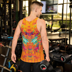 Men's Surfing Paradise All-Over Print Tank Top Ride The Waves In Paradise - Beyond T-shirts