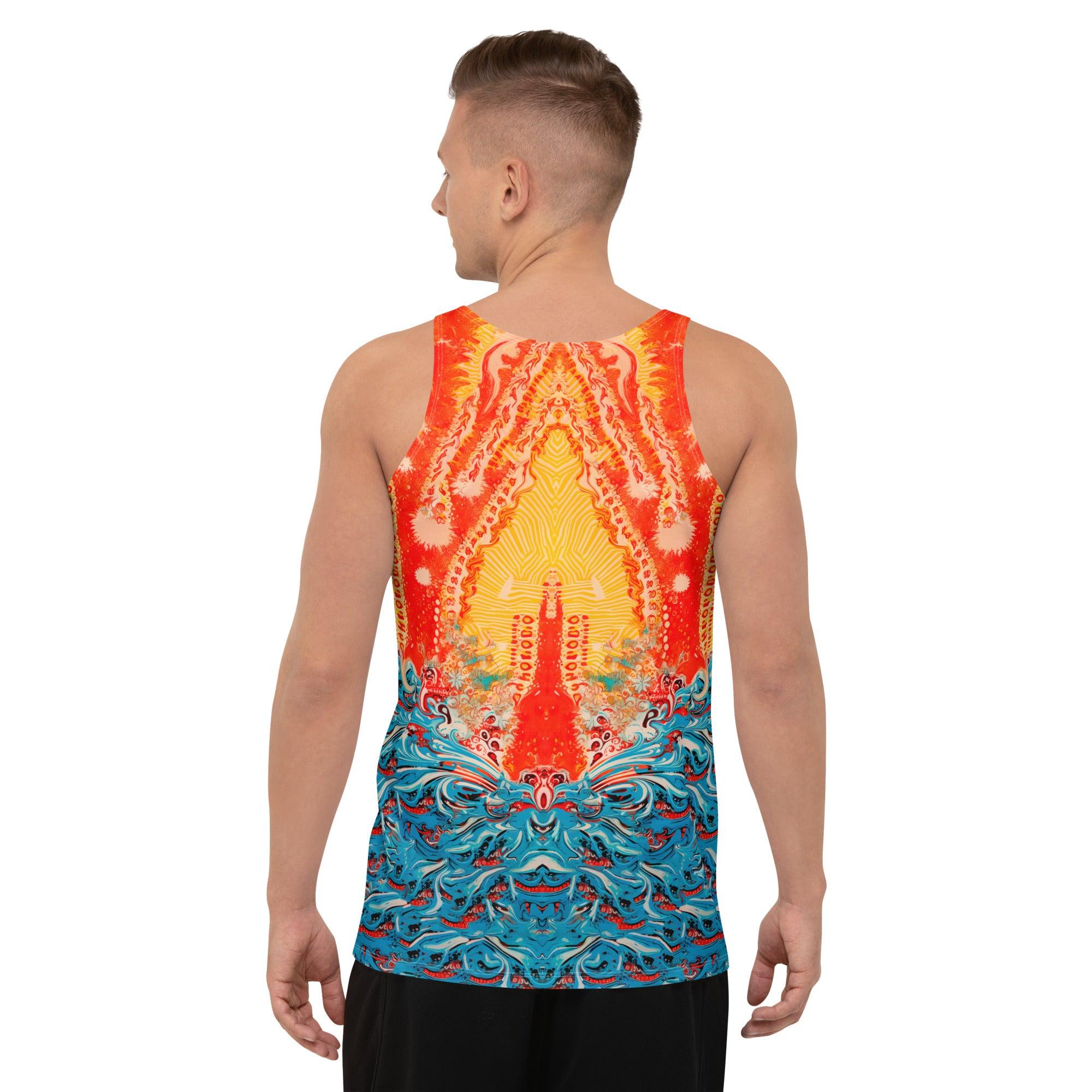 Surf Adventure Awaits All-Over Print Men's Tank Top Embrace The Call Of The Sea - Beyond T-shirts