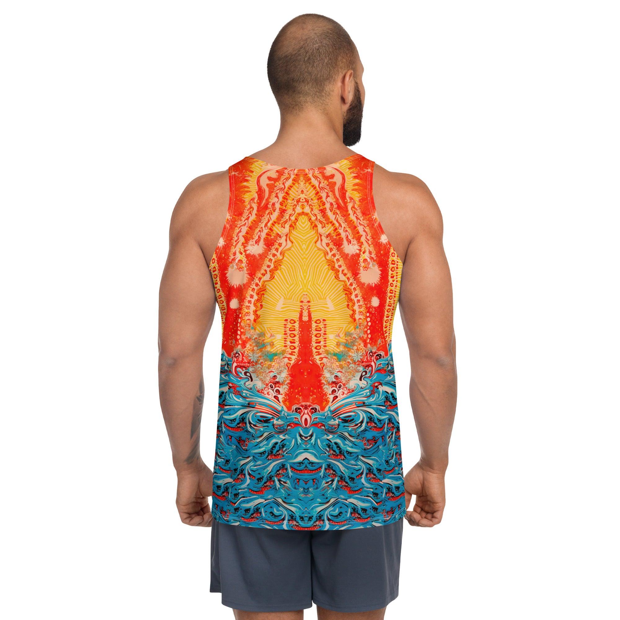 Surf Adventure Awaits All-Over Print Men's Tank Top Embrace The Call Of The Sea - Beyond T-shirts