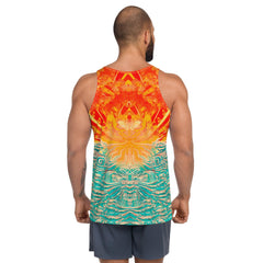 Men's Surfing Dream All-Over Print Tank Top Surf's Calling - Beyond T-shirts