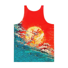 "Men's Surfer's Paradise All-Over Print Tank Top Ride The Waves In Paradise - Beyond T-shirts