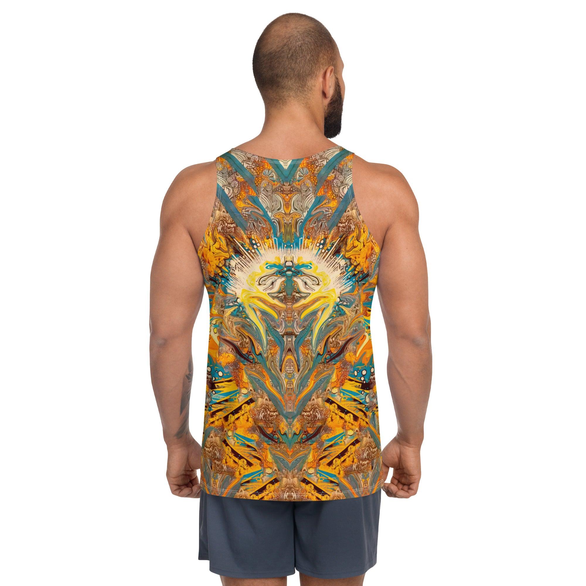 Sunset Surfer All-Over Print Men's Tank Top Surfing Into Twilight - Beyond T-shirts