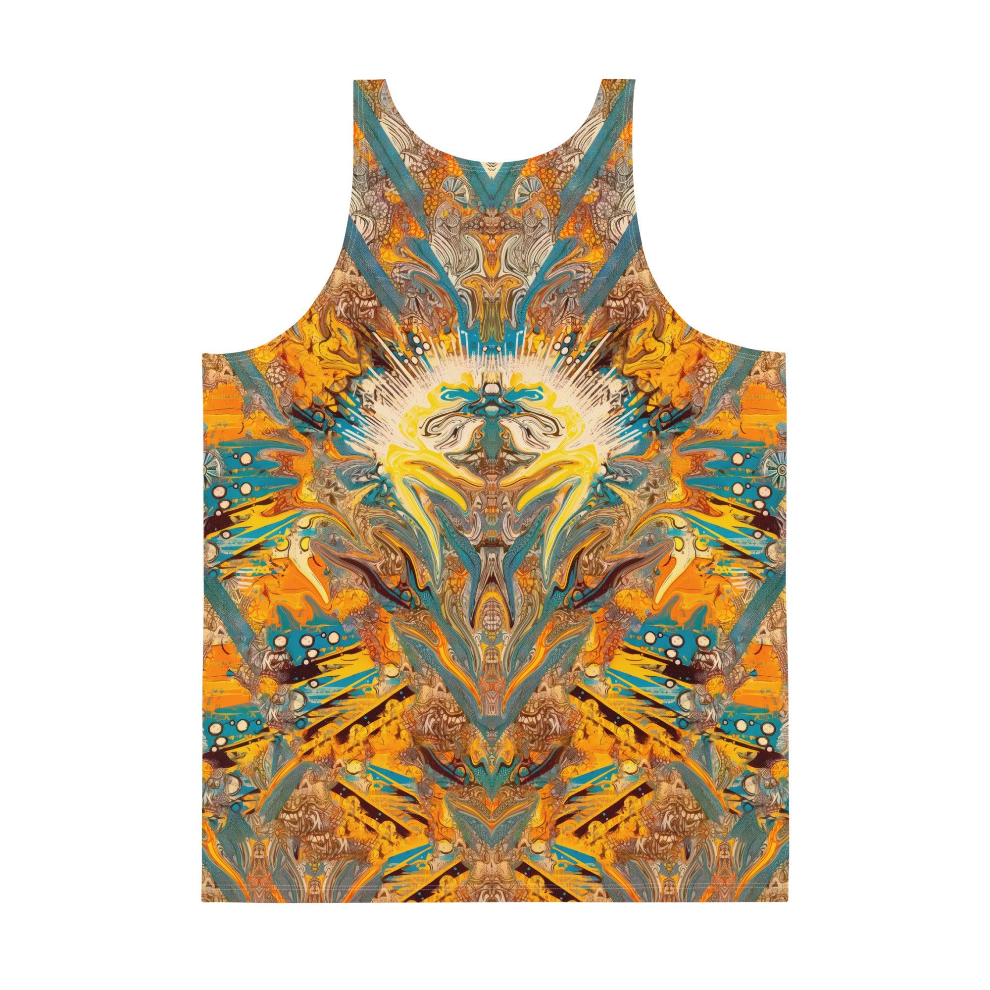 Sunset Surfer All-Over Print Men's Tank Top Surfing Into Twilight - Beyond T-shirts