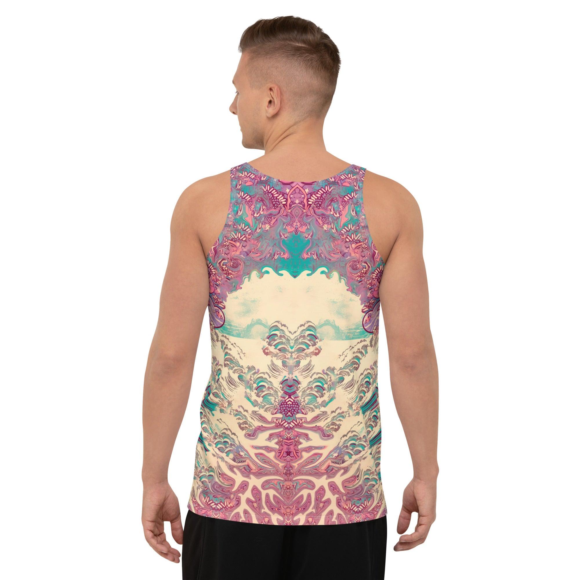 Men's Surfing Adventure All-Over Print Tank Top Chasing Waves - Beyond T-shirts