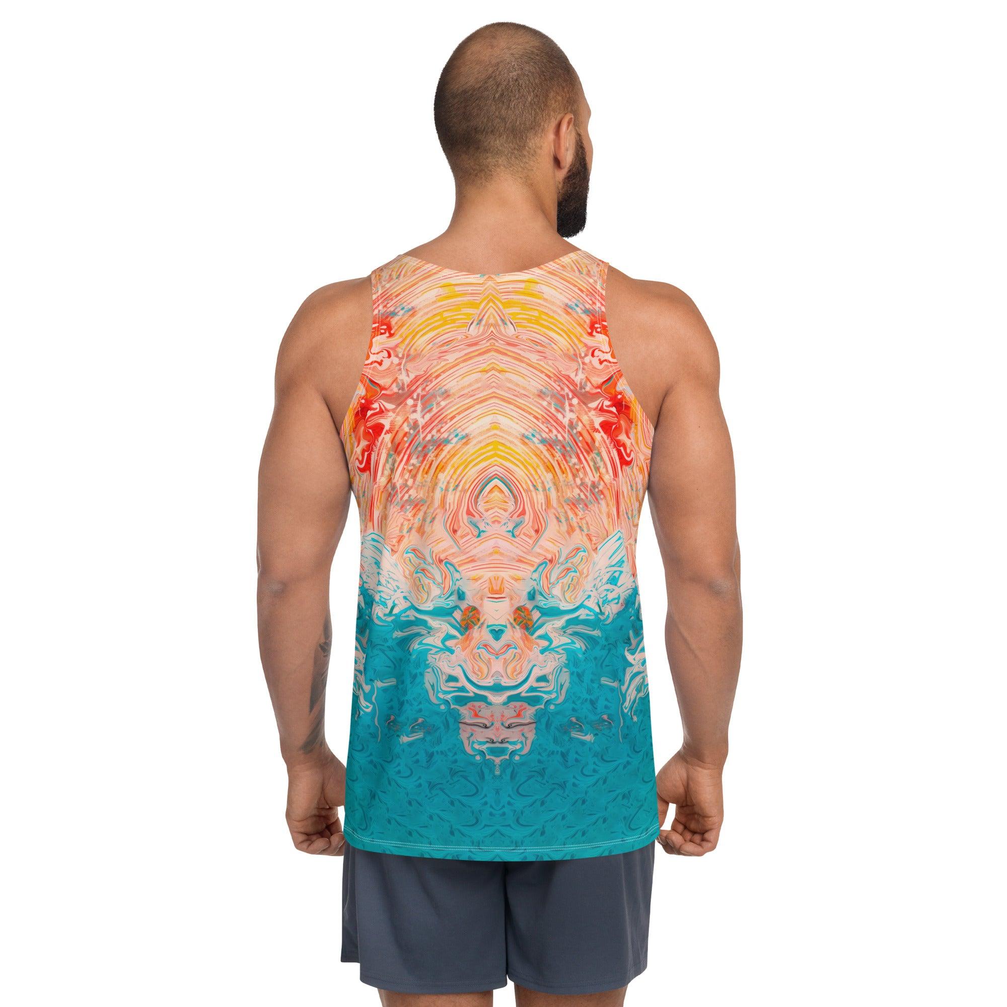 Surf's Calling All-Over Print Men's Tank Top Ride The Waves With Passion - Beyond T-shirts