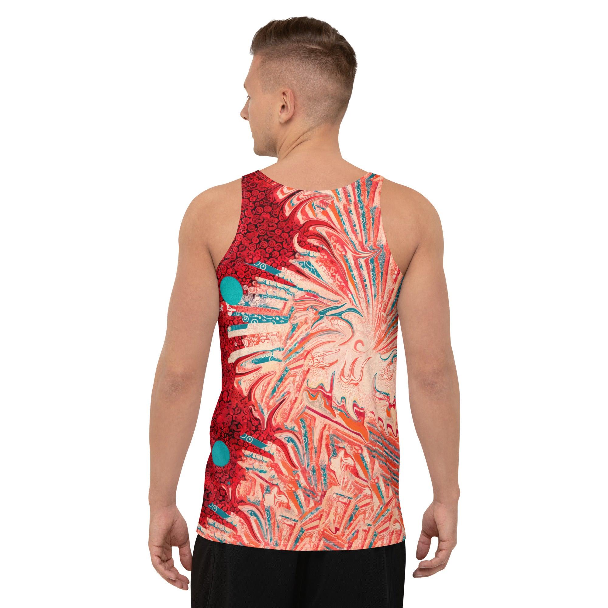 Men's Surfing Paradise All-Over Print Tank Top Embrace The Surf Culture - Beyond T-shirts