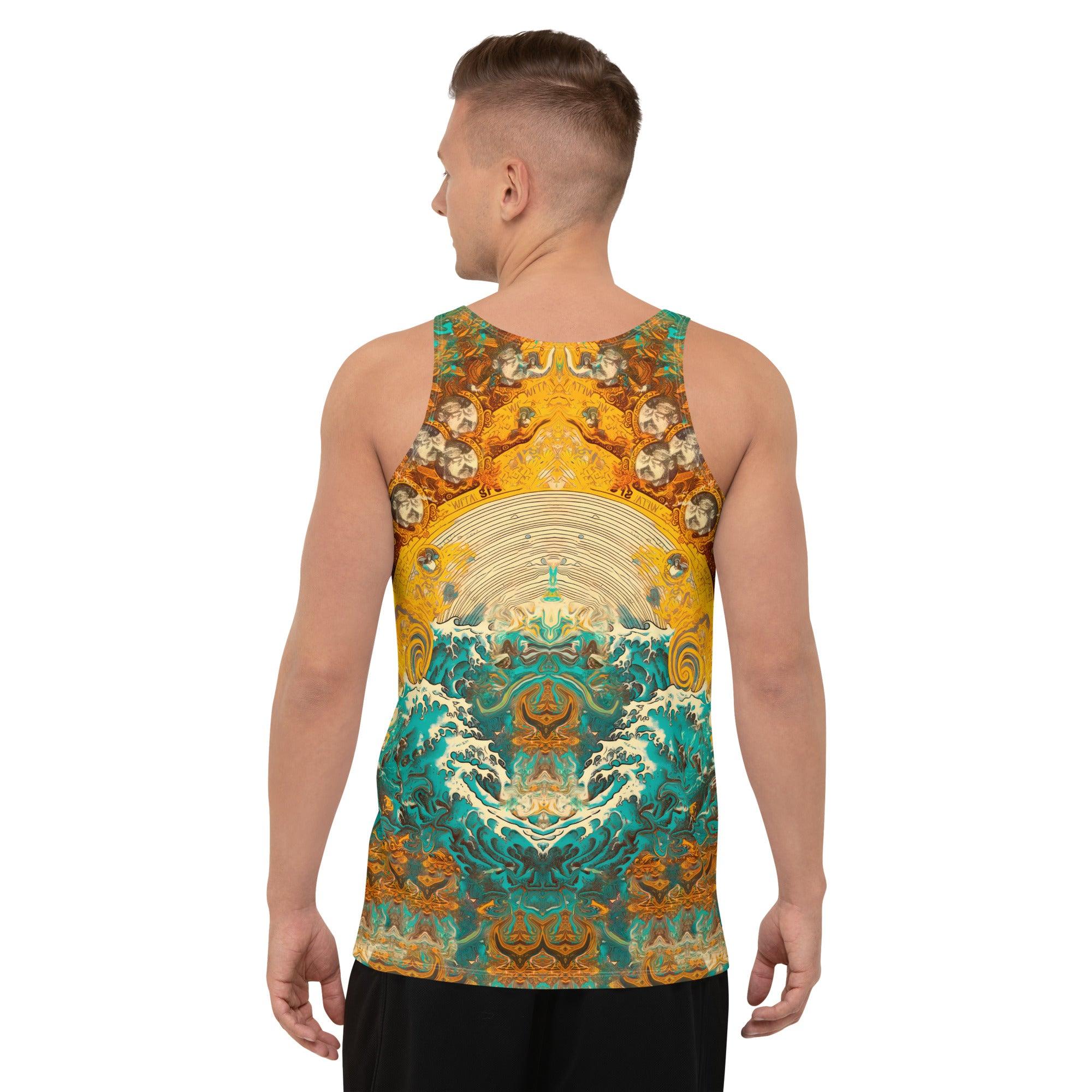 Island Surf Vibes All-Over Print Tank Top - Beyond T-shirts