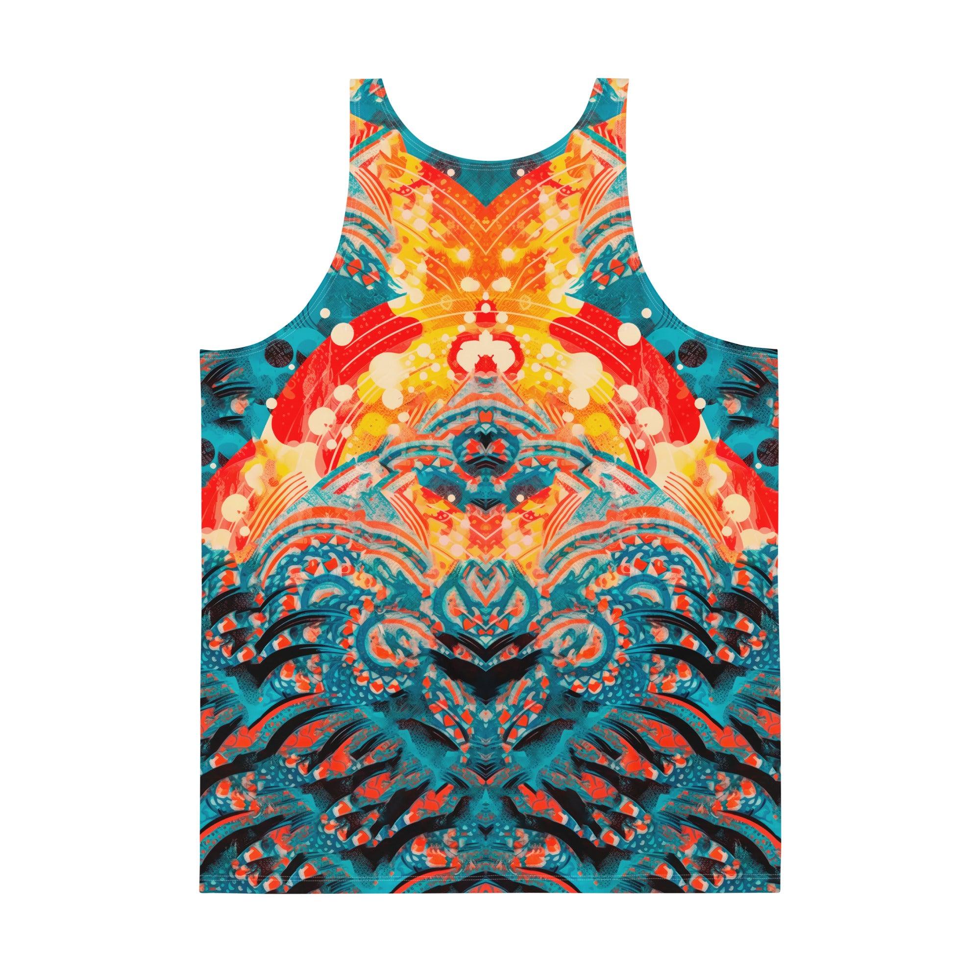 Seaside Surf Escape All-Over Print Tank Top - Beyond T-shirts