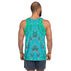 Oceanic Splendor All-Over Print Tank Tee - Beyond T-shirts