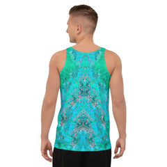 Oceanic Splendor All-Over Print Tank Tee - Beyond T-shirts