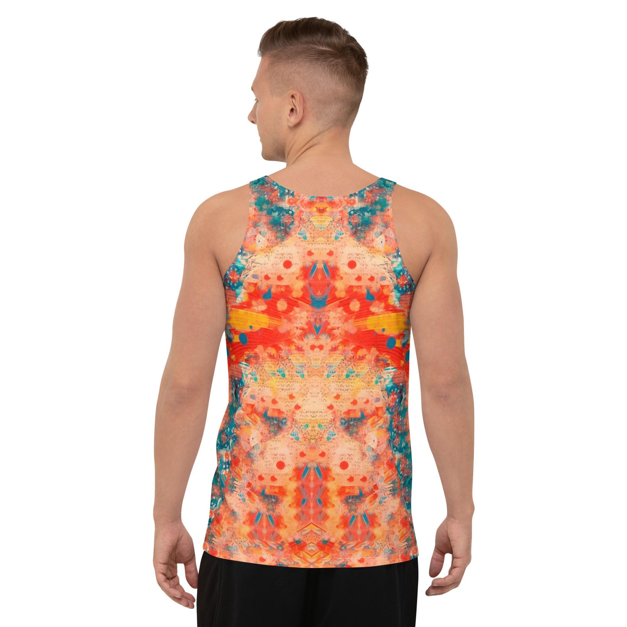 Wave Artistry All-Over Print Tank Tee - Beyond T-shirts