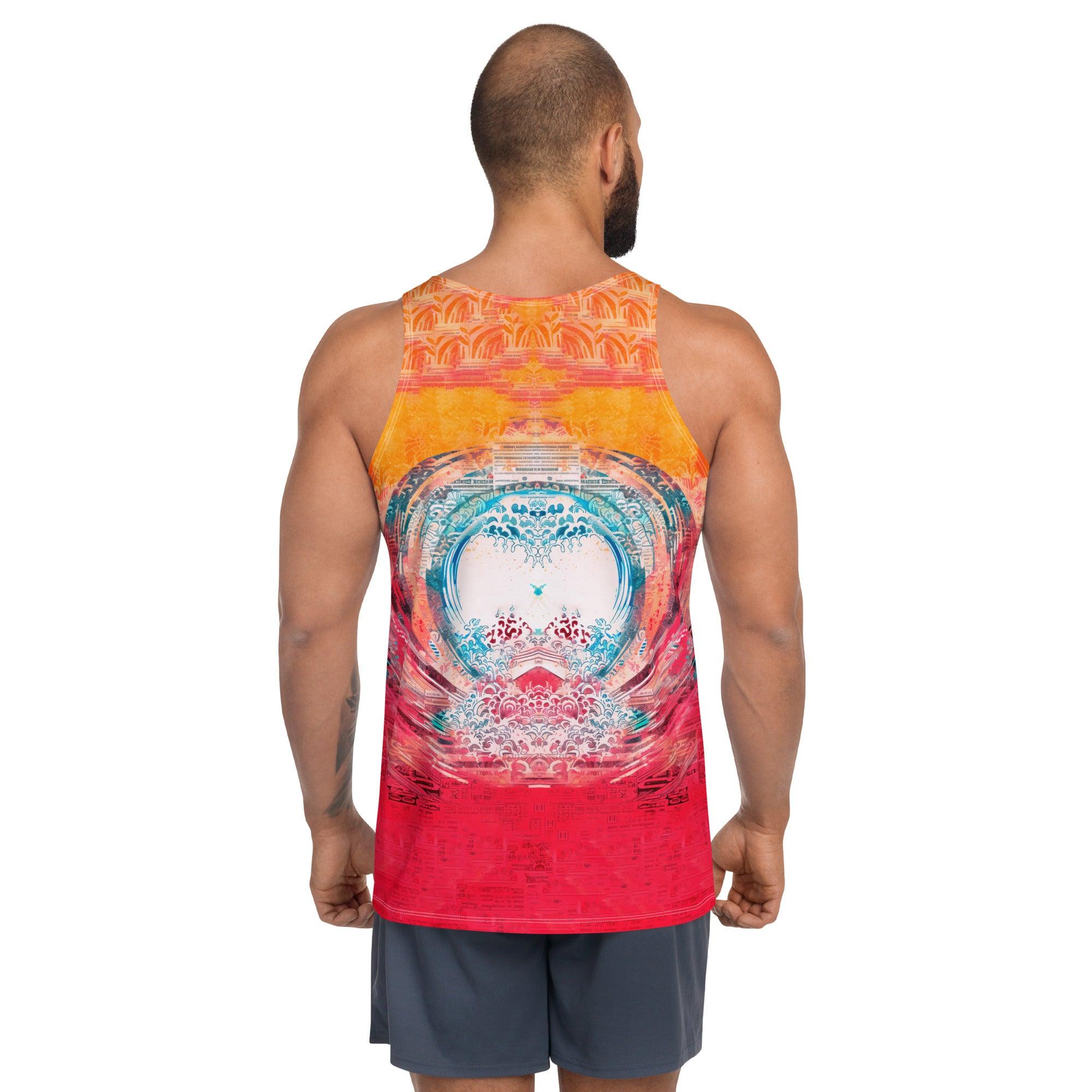 Coastal Reflections Men's All-Over Print Tank Top - Beyond T-shirts