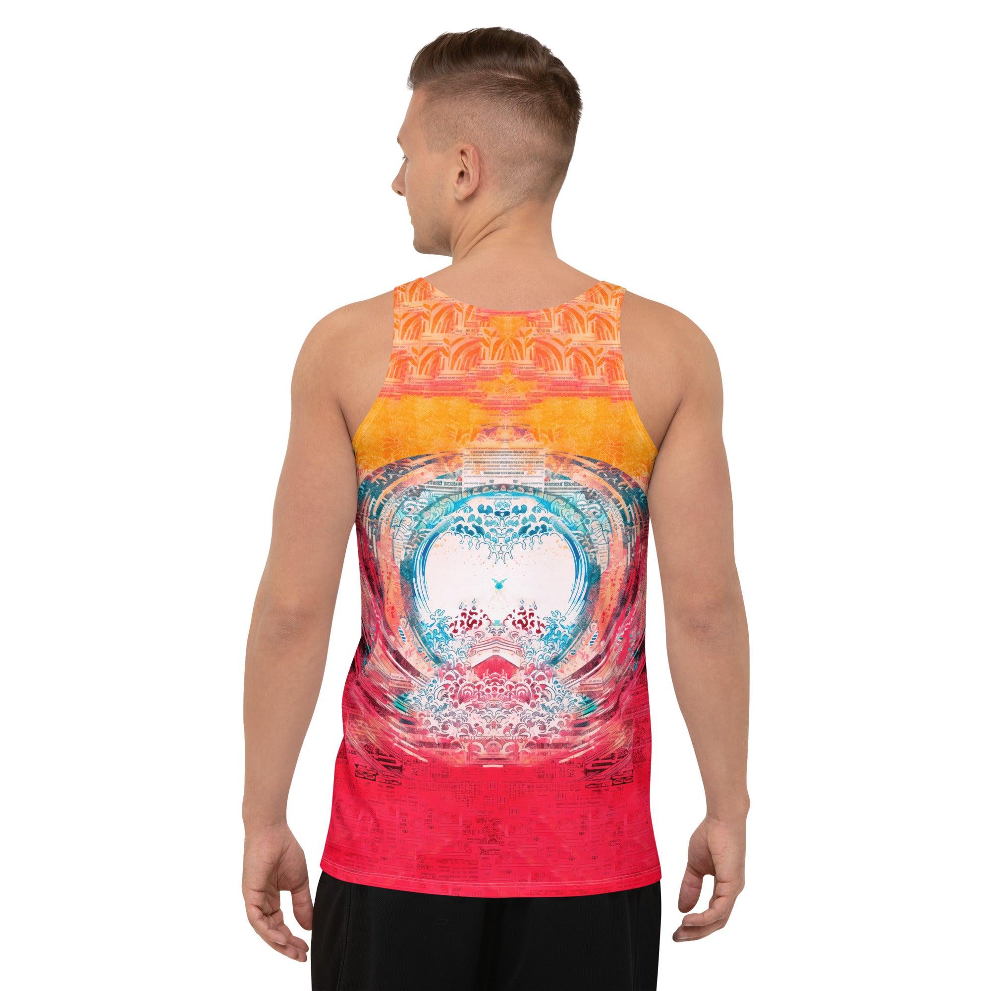 Coastal Reflections Men's All-Over Print Tank Top - Beyond T-shirts